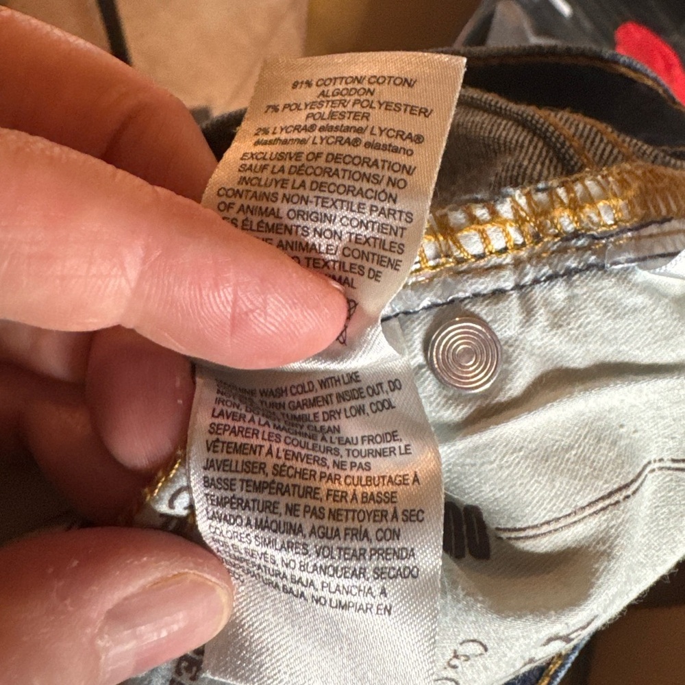 Yellowstone x Lucky Brand Sweet Mid Rise Straight Jeans Size 6 Bethany Wash Blue - Picture 14 of 15